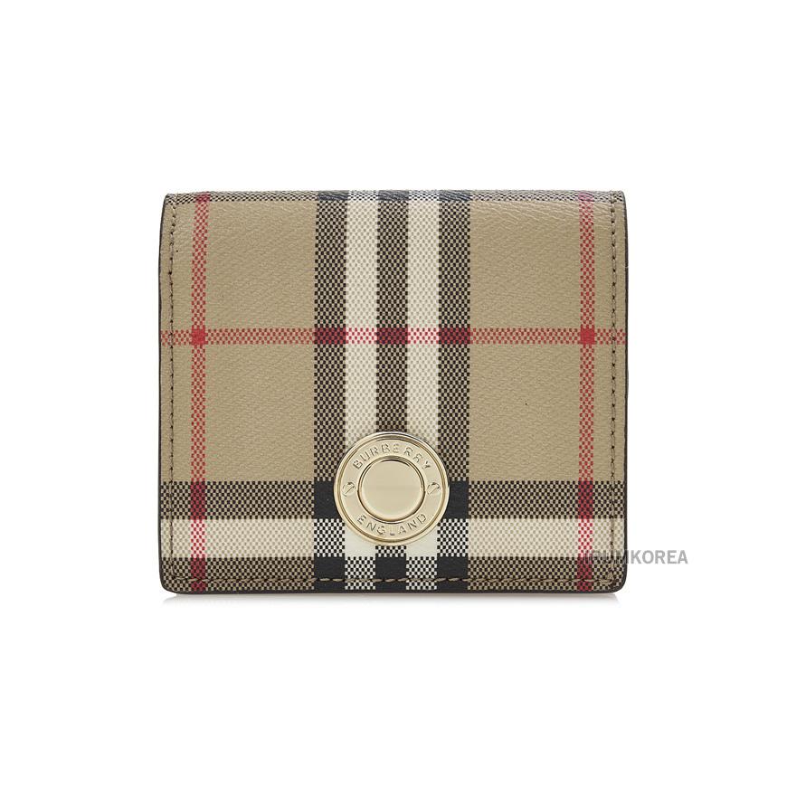 BURBERRY Women’s Check Bifold Wallet