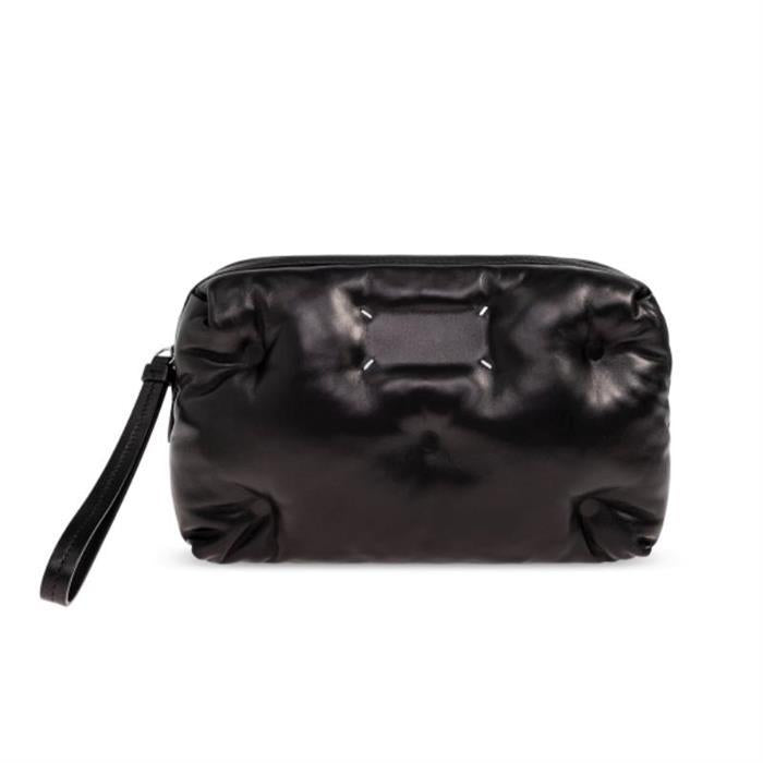 Maison Margiela Glam Slam Sport Camera Bag Black Leather Shoulder Bag