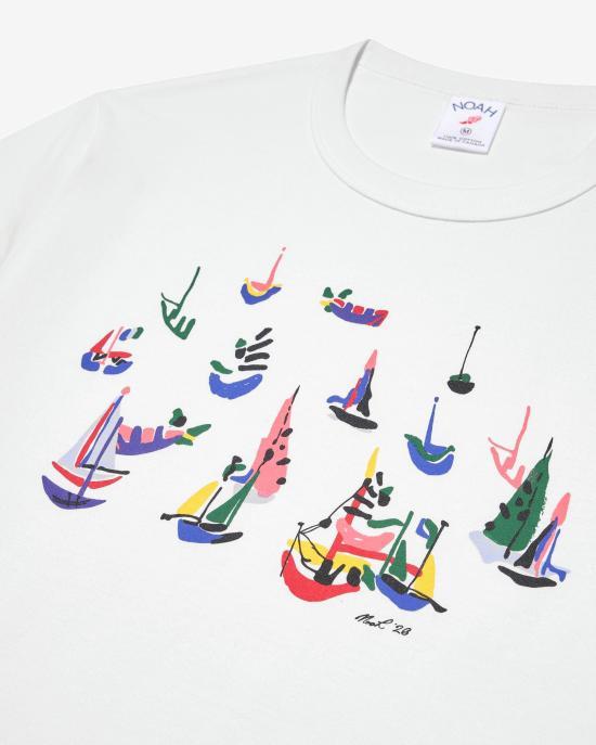 Noah Multi-Color Short Sleeve T-Shirt for Men NOAU261 MRTS 148MT