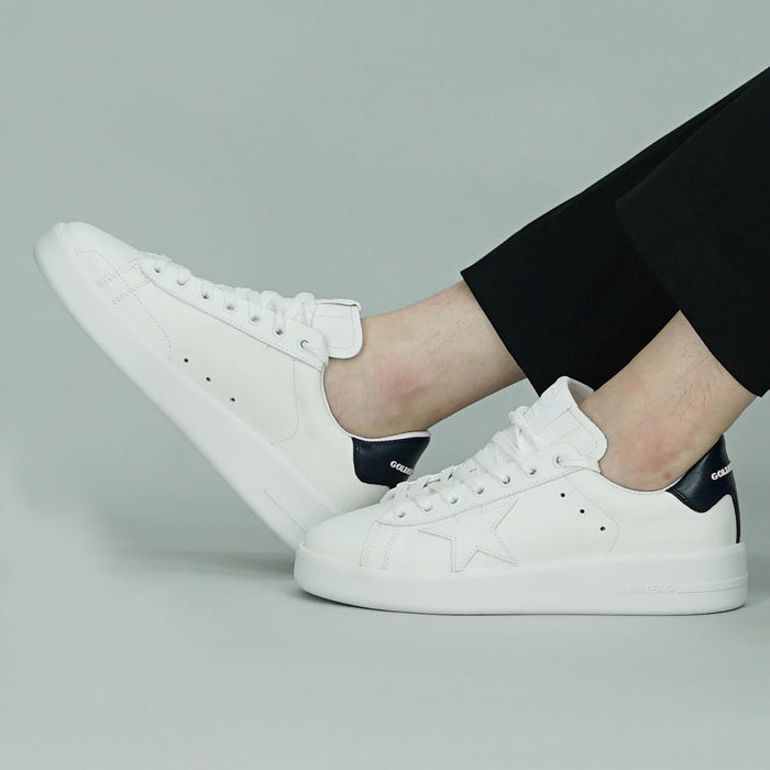 GOLDEN GOOSE Purestar White Leather Low-Top Sneakers Men