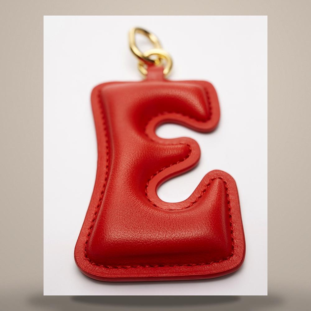 CELINE Alphabet Charm N Lambskin Gold-Finish Brass Ultra Blue Key B10EV4V43 07QH