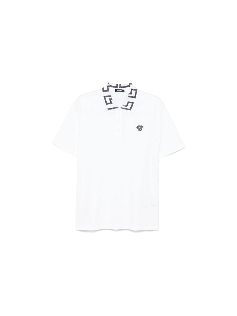 Versace Greca Short-Sleeve Polo Shirt Men’s A87402 1A06199 2WV40