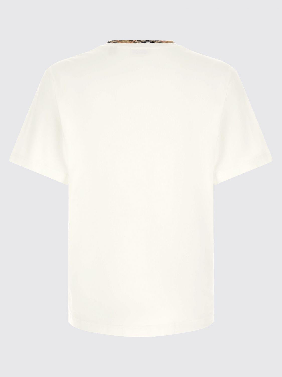 BURBERRY Short Sleeve Cotton T-Shirt for Men