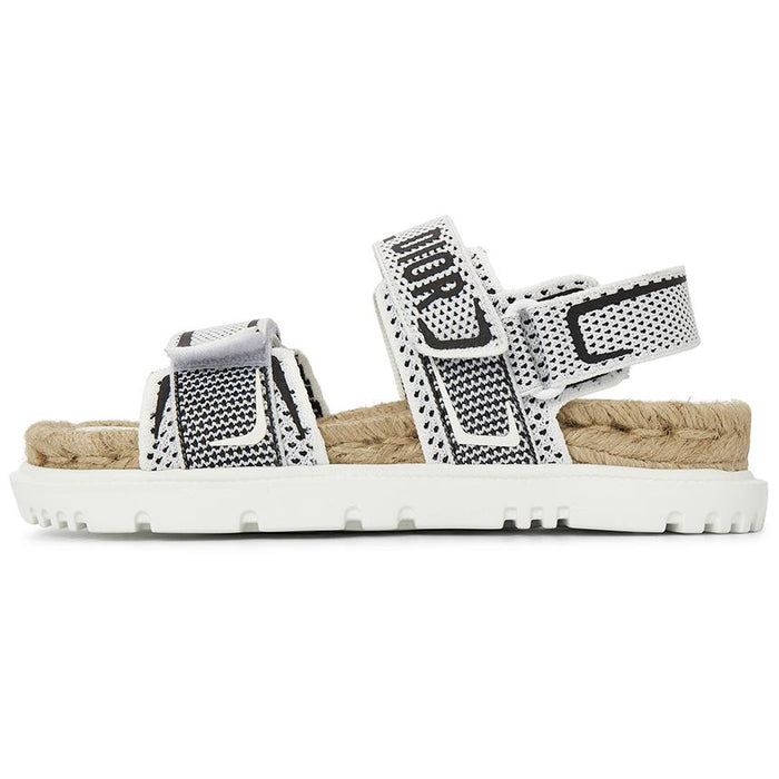 DIOR Women’s Sandals Black Leather Strappy Sandals