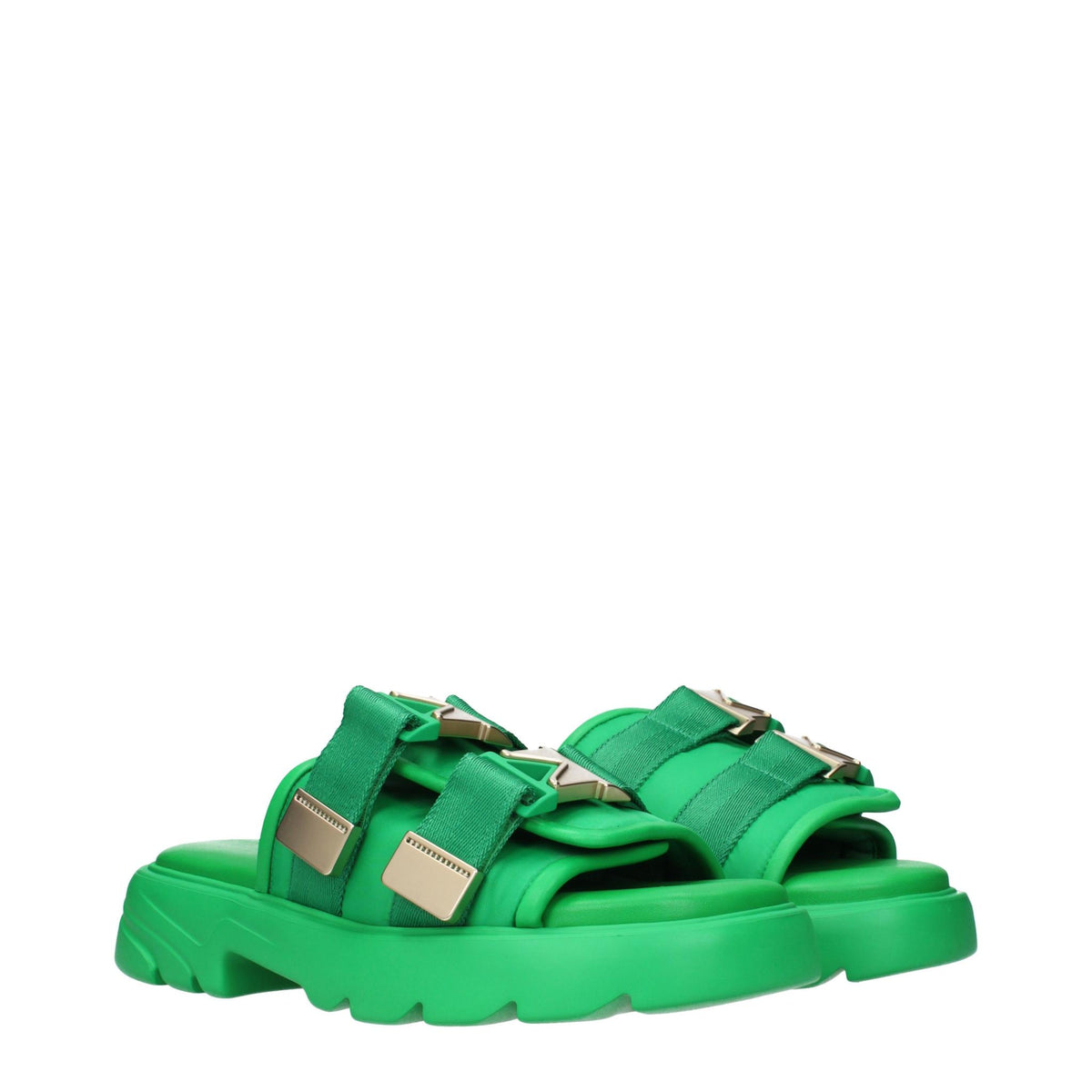Bottega Veneta Black Leather Sandals