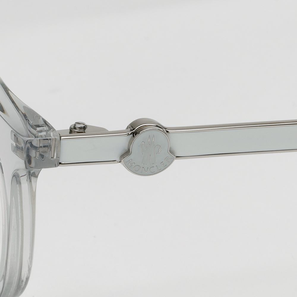 Moncler Clear Acetate Round Eyeglass Frames Unisex ML5175H 020