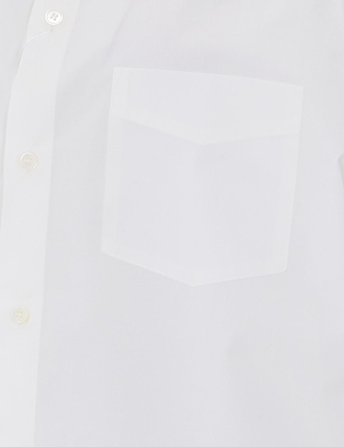Maison Margiela White Knit Shirt Top