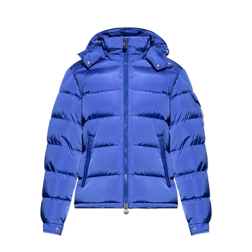 Moncler Blue Hooded Down Puffer Jacket for Men 1A53600