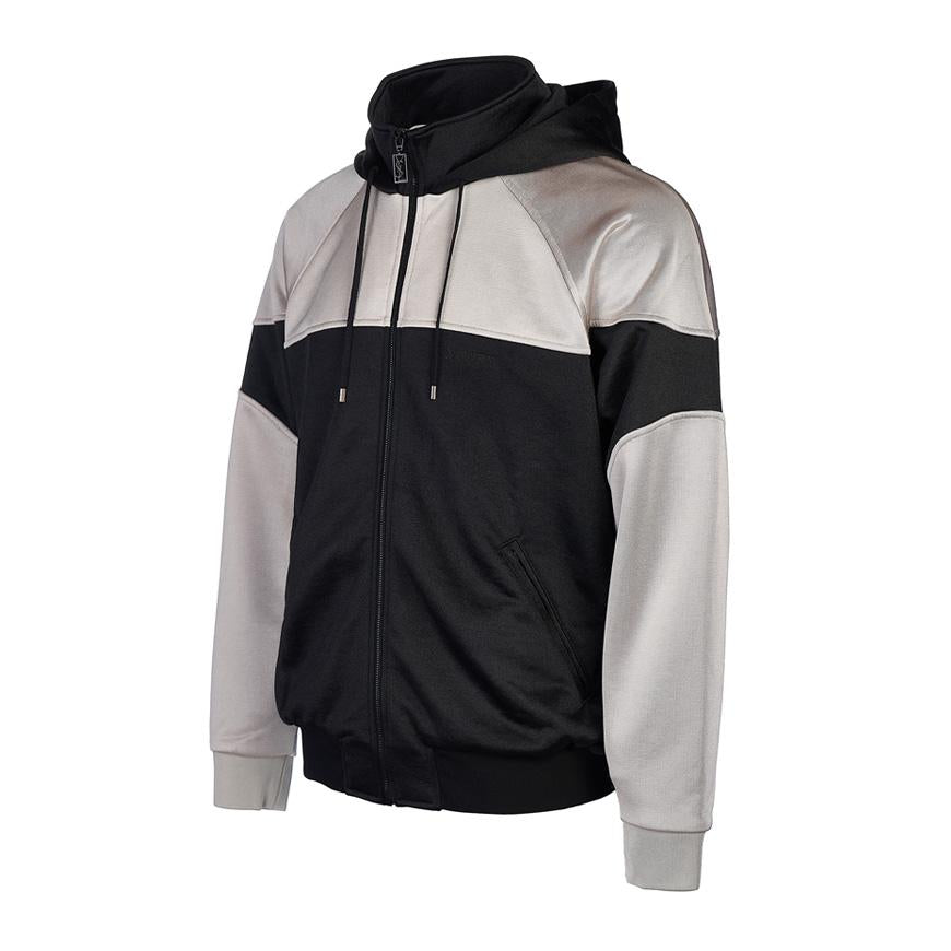 Saint Laurent Men’s Zip-Up Hooded Jacket Black