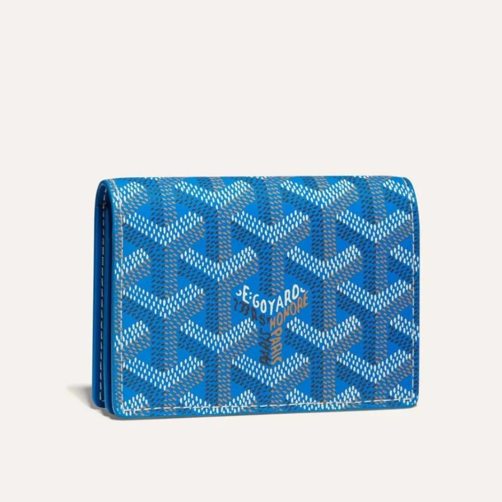 GOYARD Goyardine Canvas Card Holder Unisex Business Card Wallet