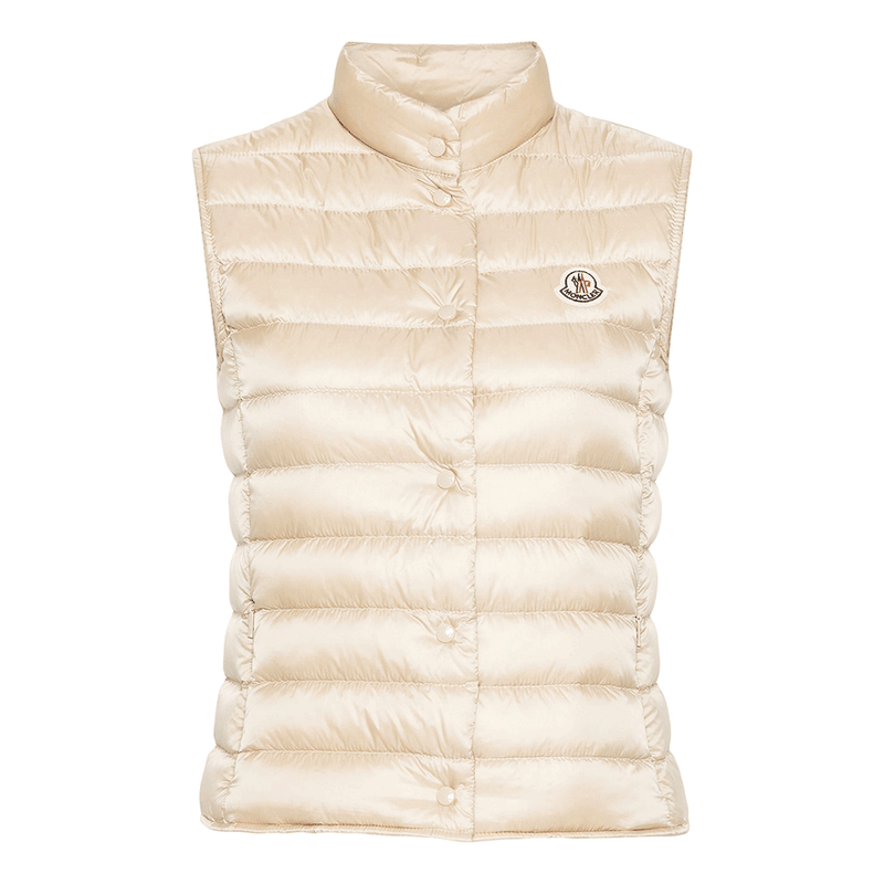 Moncler Women Liane Logo Patch Puffer Vest 1A10200 53048 200