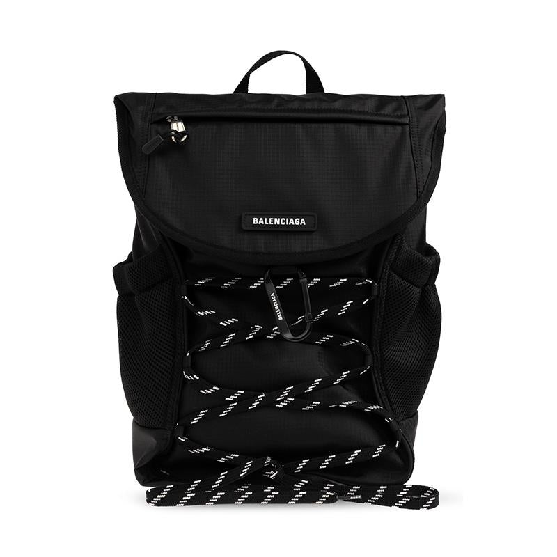 BALENCIAGA Hike Backpack Black Nylon Men's Backpack