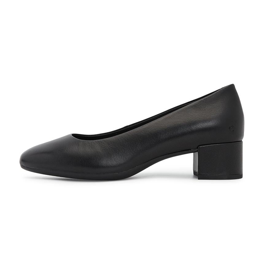 ecco Leather Pointed-Toe Pumps Black Women’s