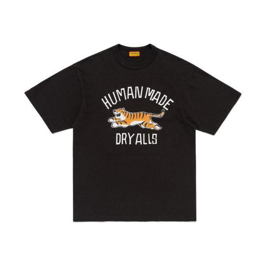 Humanmade Black Short Sleeve Cotton T-Shirt for Men