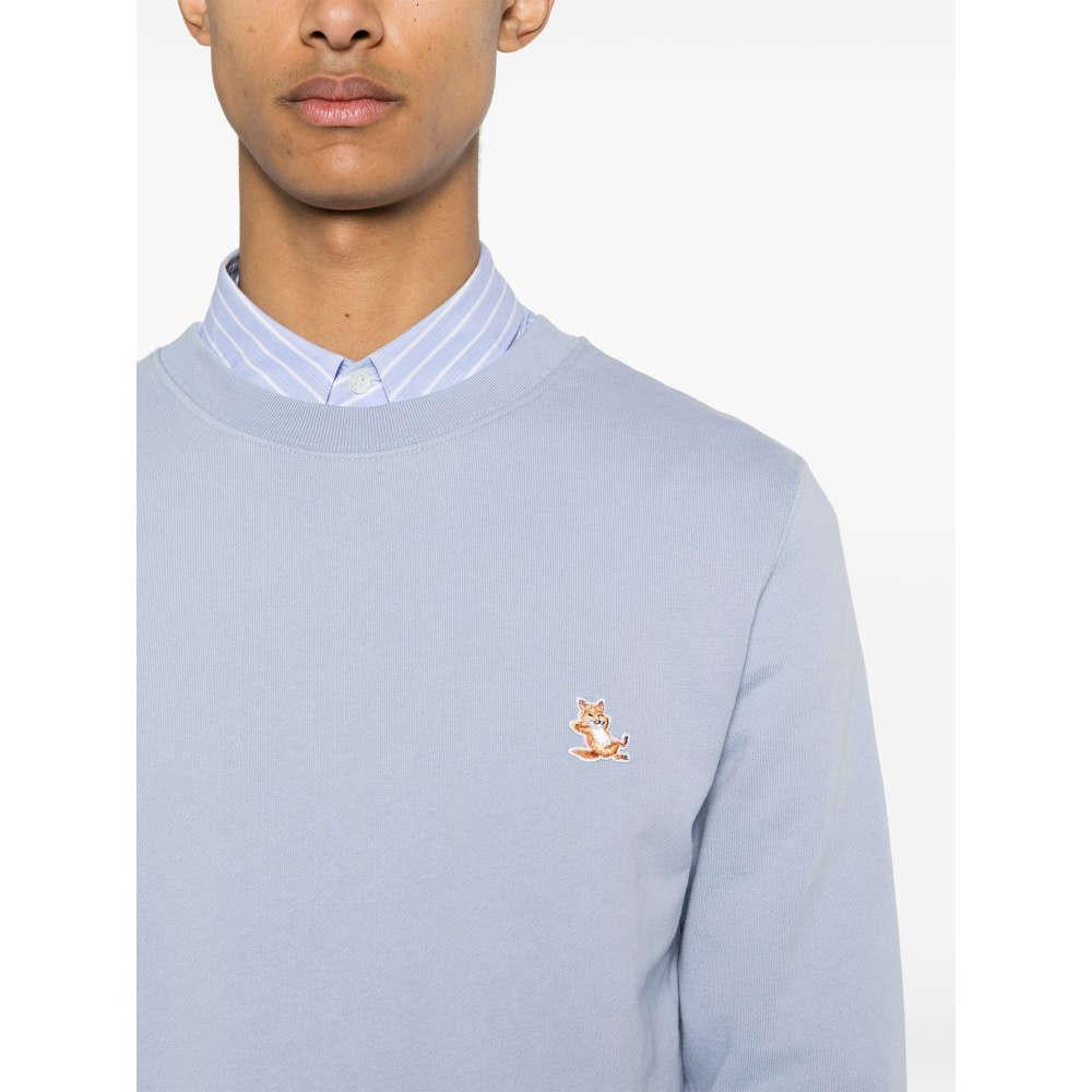 Maison Kitsune Chillax Blue Sweatshirt Unisex LM00303 KM0001 P419