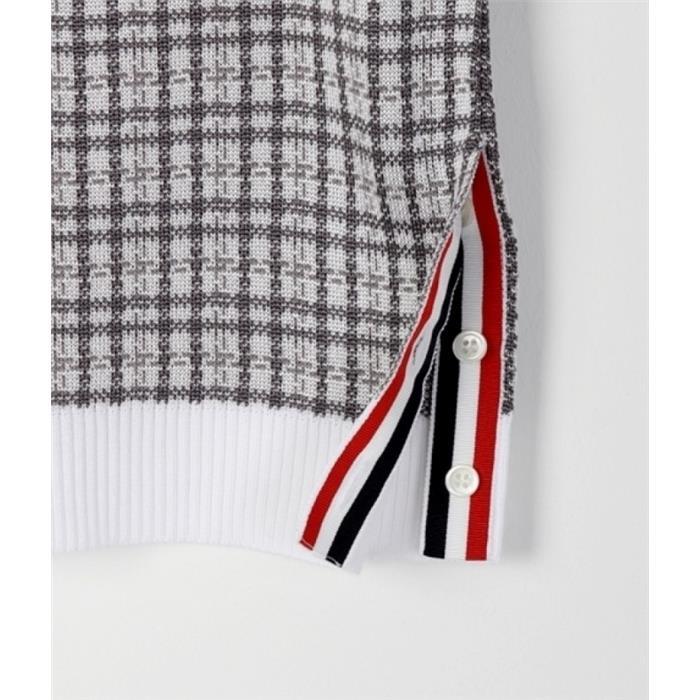 THOM BROWNE Sleeveless Polo Shirt Women’s FKP100A