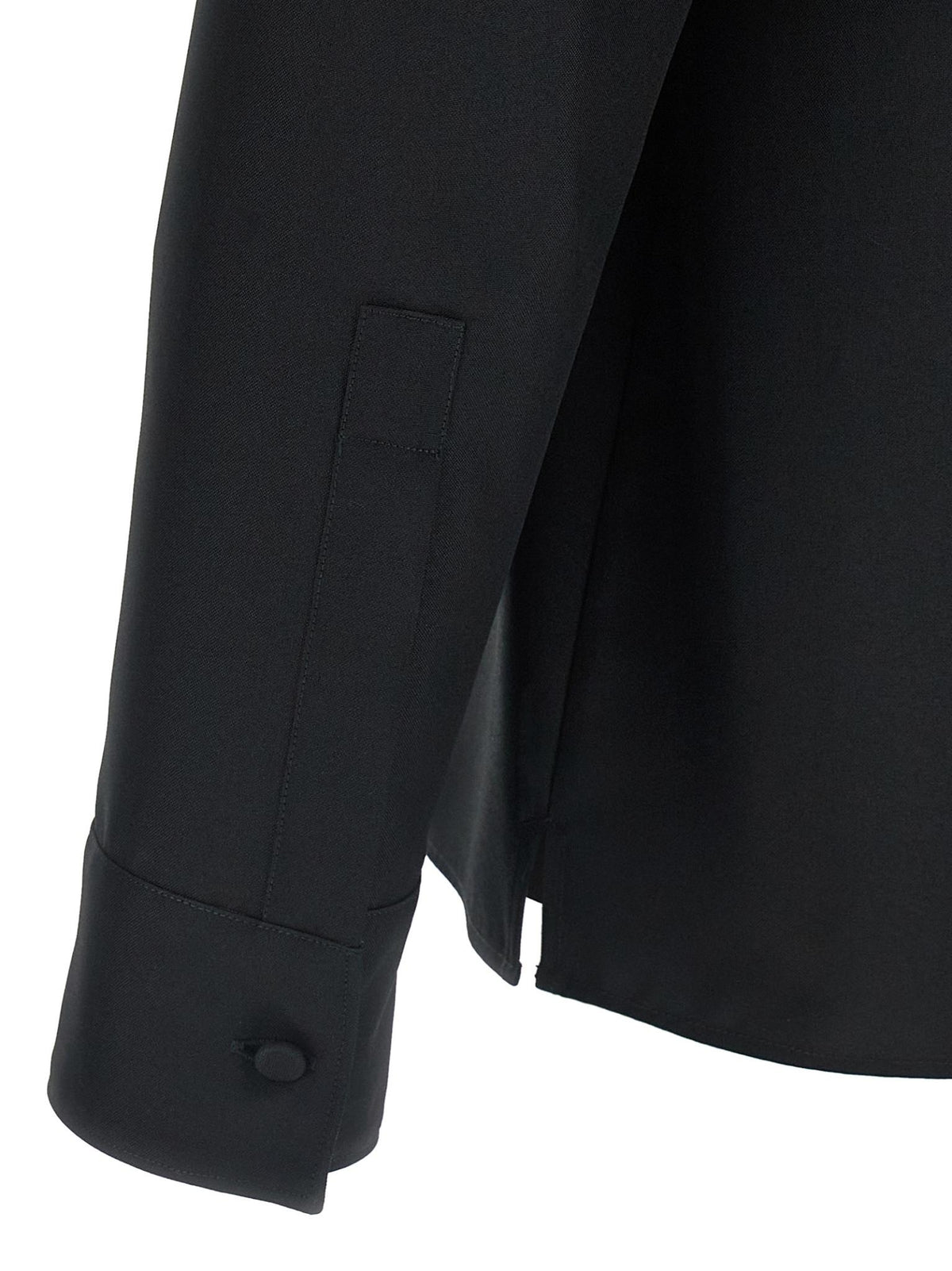 GUCCI Long Sleeve Shirt Black Men’s Fashion FW25