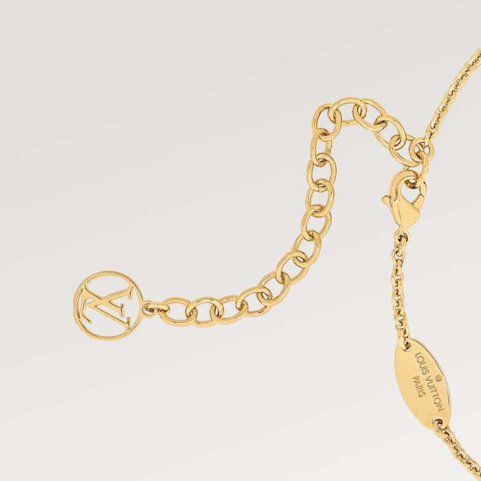 Louis Vuitton Essential V Logo Pendant Necklace M61083 M00857