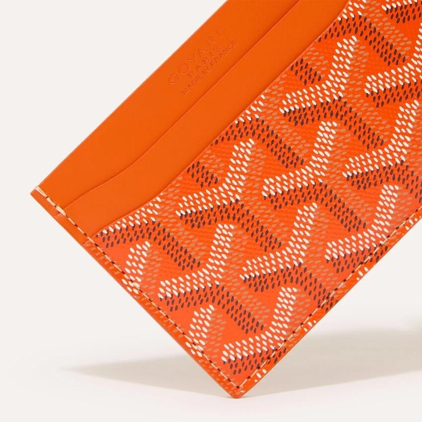 GOYARD Orange Saint Sulpice Women’s Card Holder Wallet STSULPPMLTY07CL07X