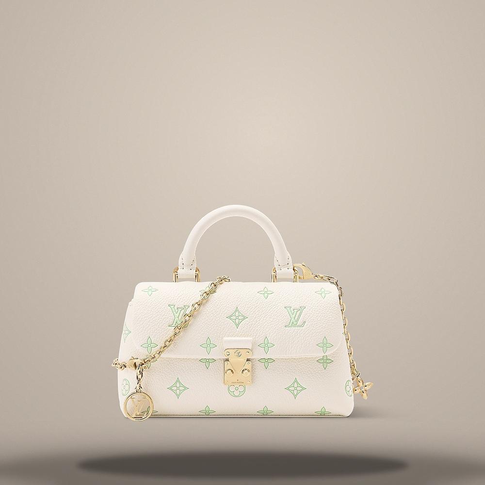 Louis Vuitton Nano Madeleine Milky White Green Shoulder Bag
