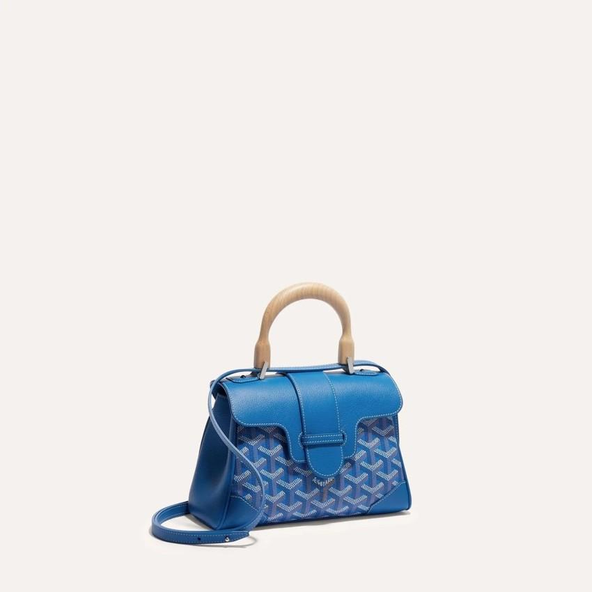 GOYARD Soft Saigon Mini Tote Bag Blue Women’s SAIGON MINTY 10 CL 10 P