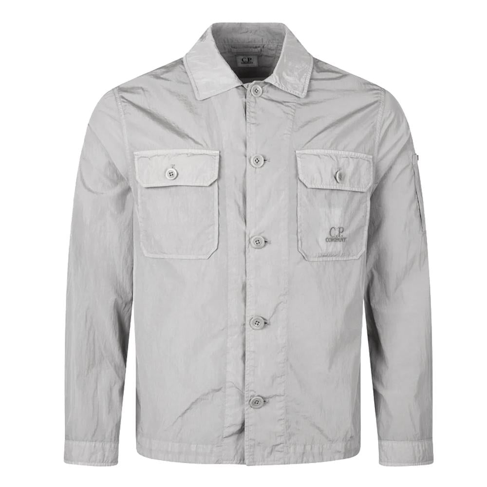 CP Company Lens Badge Shirt Jacket Gray Men’s