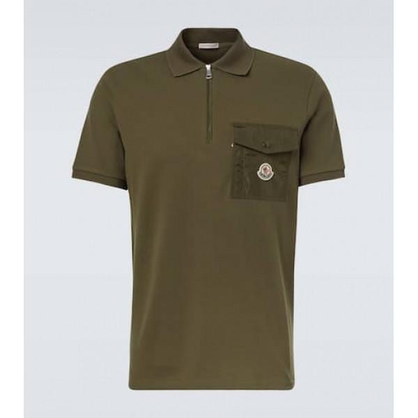 Moncler Cotton Pique Polo Shirt