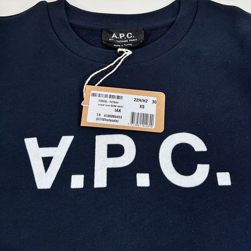 A.P.C. Women's VPC Logo Crewneck Sweatshirt COECQF27644