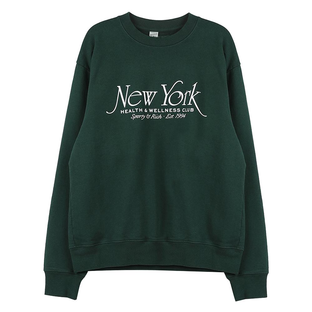 SPORTY&RICH NY 94 Crewneck Sweatshirt Unisex ST071606034GR10