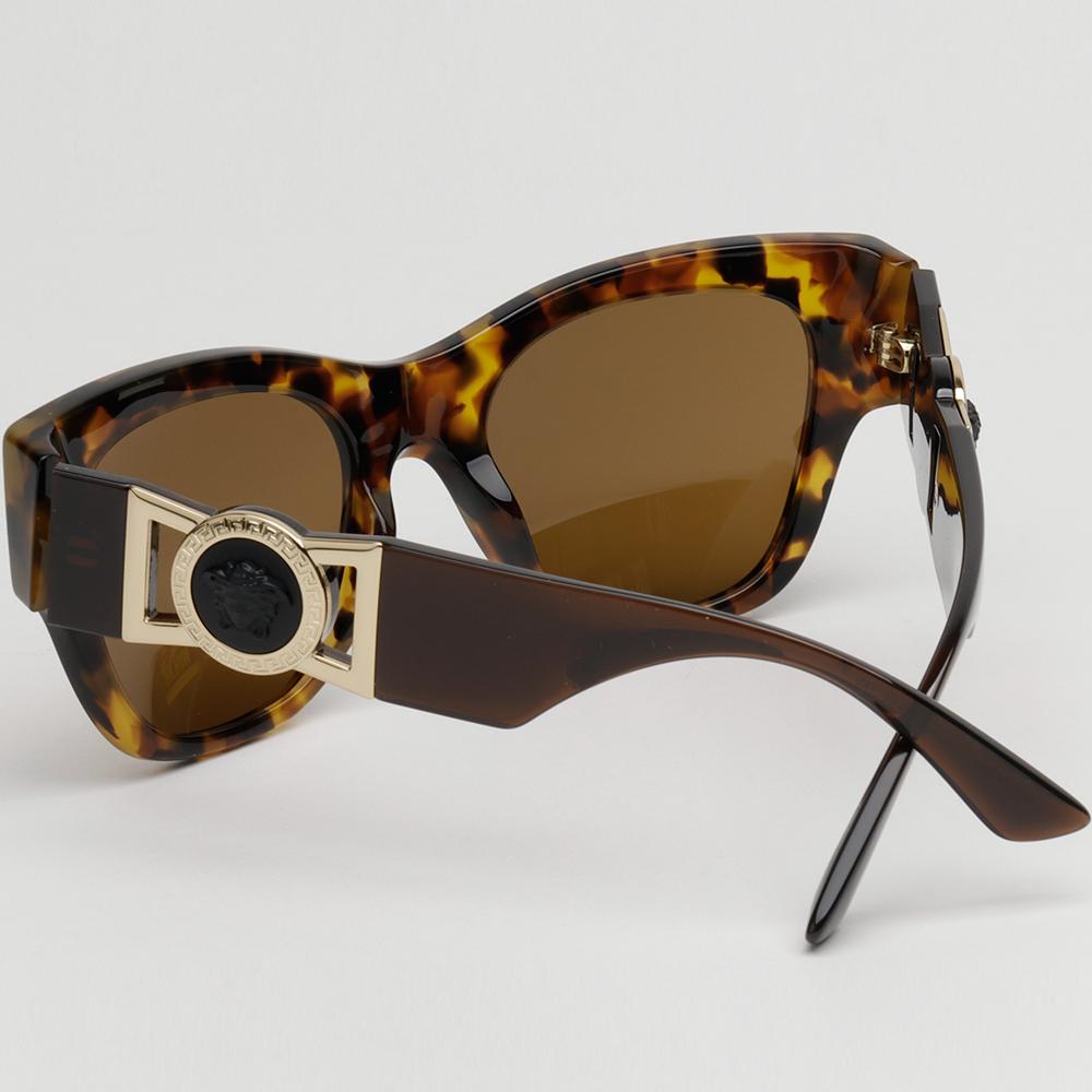 Versace Black Acetate Medusa Oversized Unisex Sunglasses