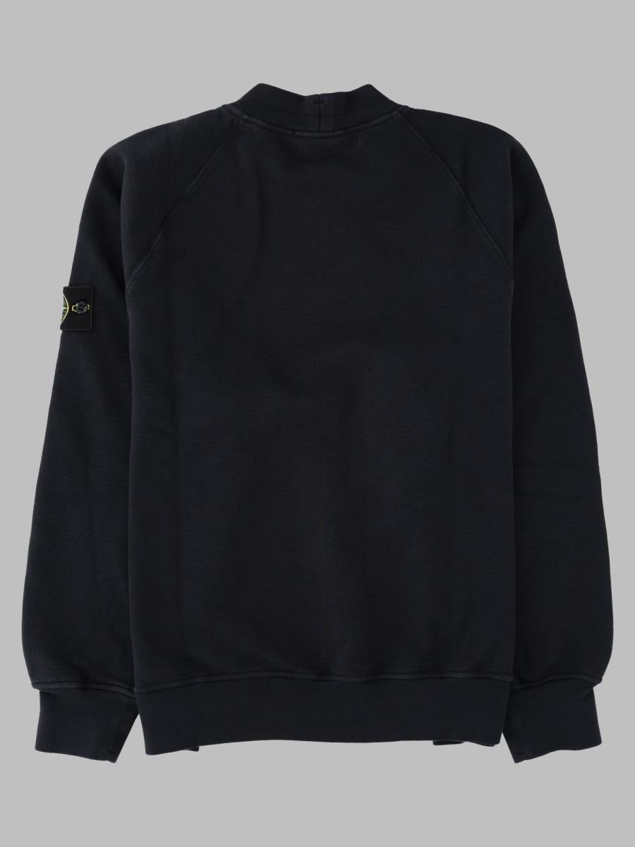 STONE ISLAND Cotton Crewneck Sweatshirt Men’s Black