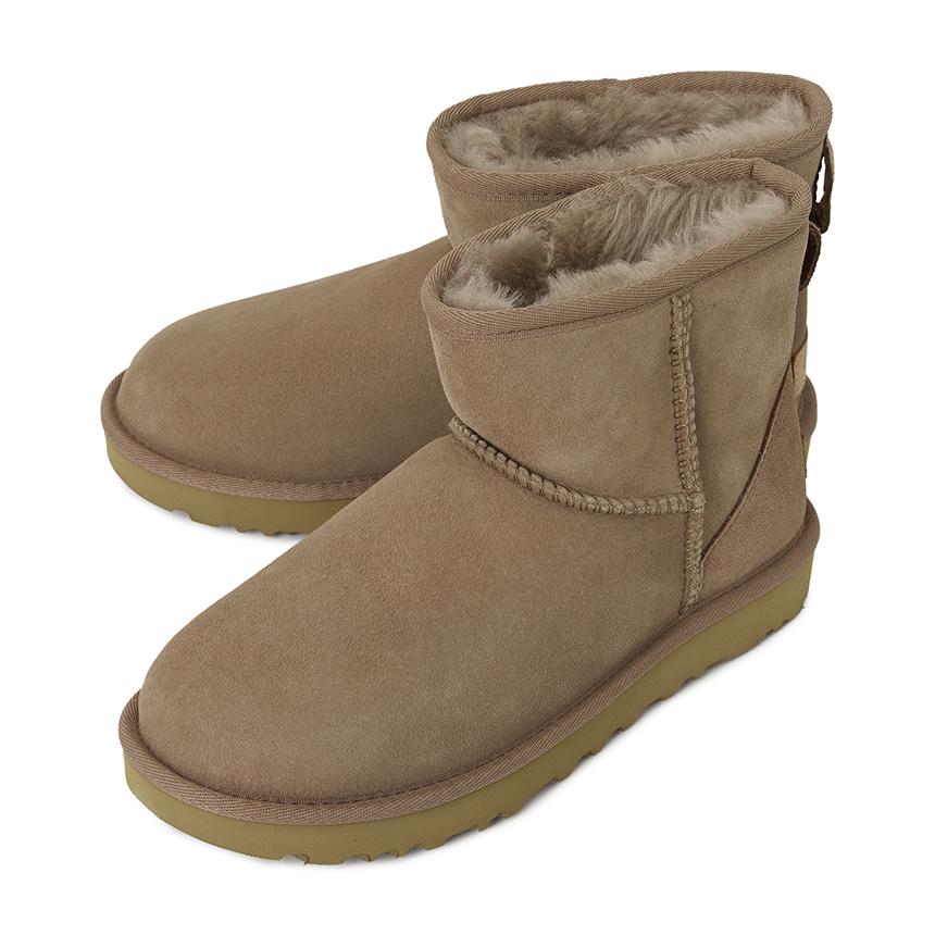 Ugg Classic Mini II Ankle Boots Women Chestnut Brown Suede