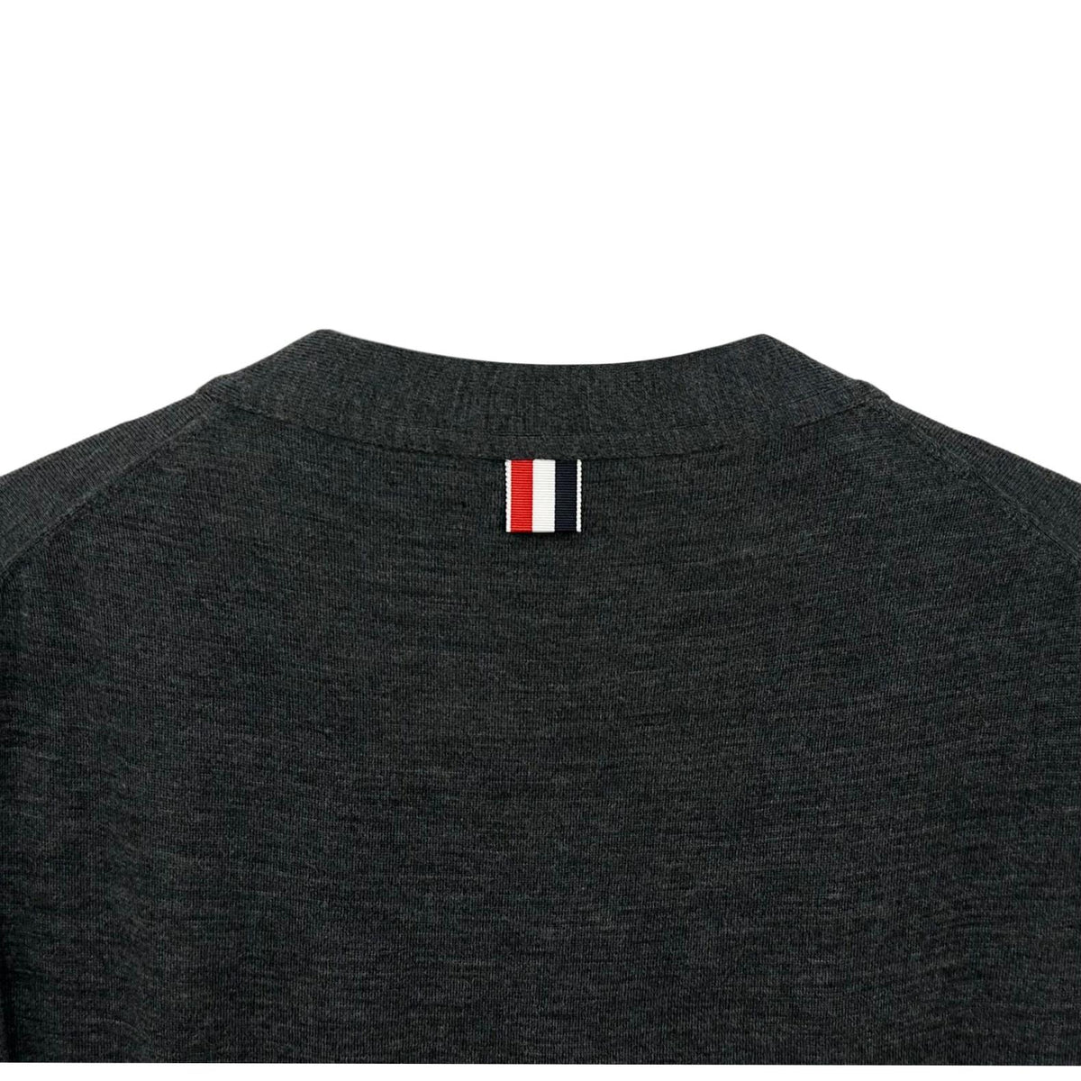 THOM BROWNE Diagonal Sleeve Stripe Wool Cardigan Men's MKC002A 022