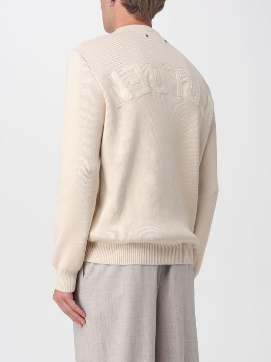 GOLDEN GOOSE Military Lettering Crewneck Sweate GMP00841 P001972 55550 BEIGE DOM