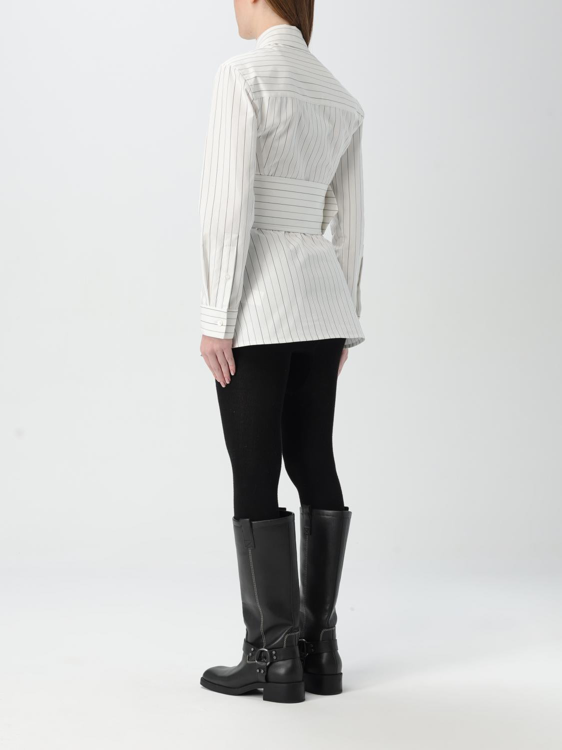 BURBERRY Long Sleeve Button-Up Shirt Women’s FW25