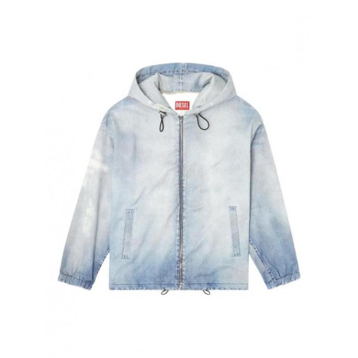 DIESEL Black Jogg Denim Jacket Women’s A14694 068RX 01