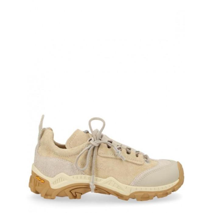 OUR LEGACY GABE Warm Fog Suede Low-Top Sneakers A2267 GW
