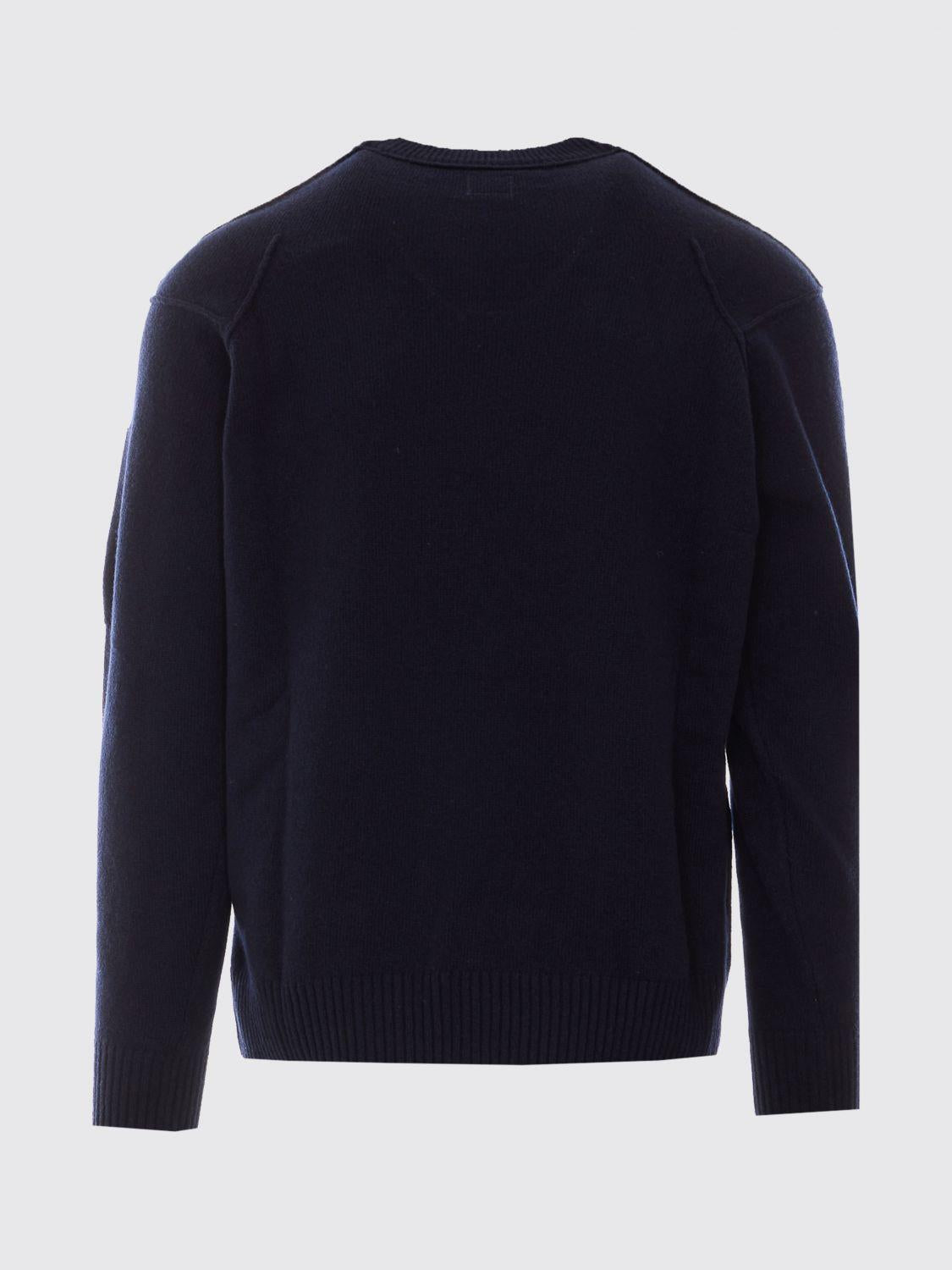 CP Company Wool Blend Round Neck Knit Sweater for Men