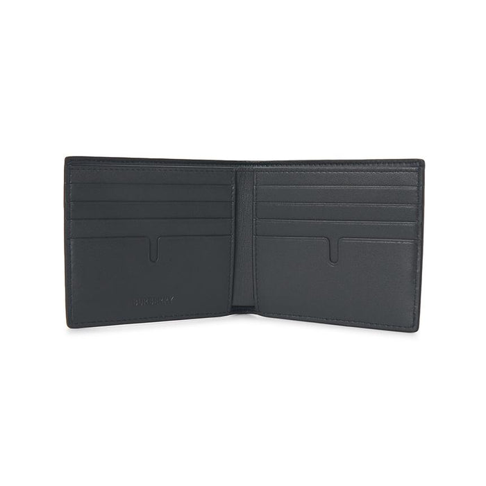 BURBERRY Check Leather Men’s Bifold Wallet 8118838