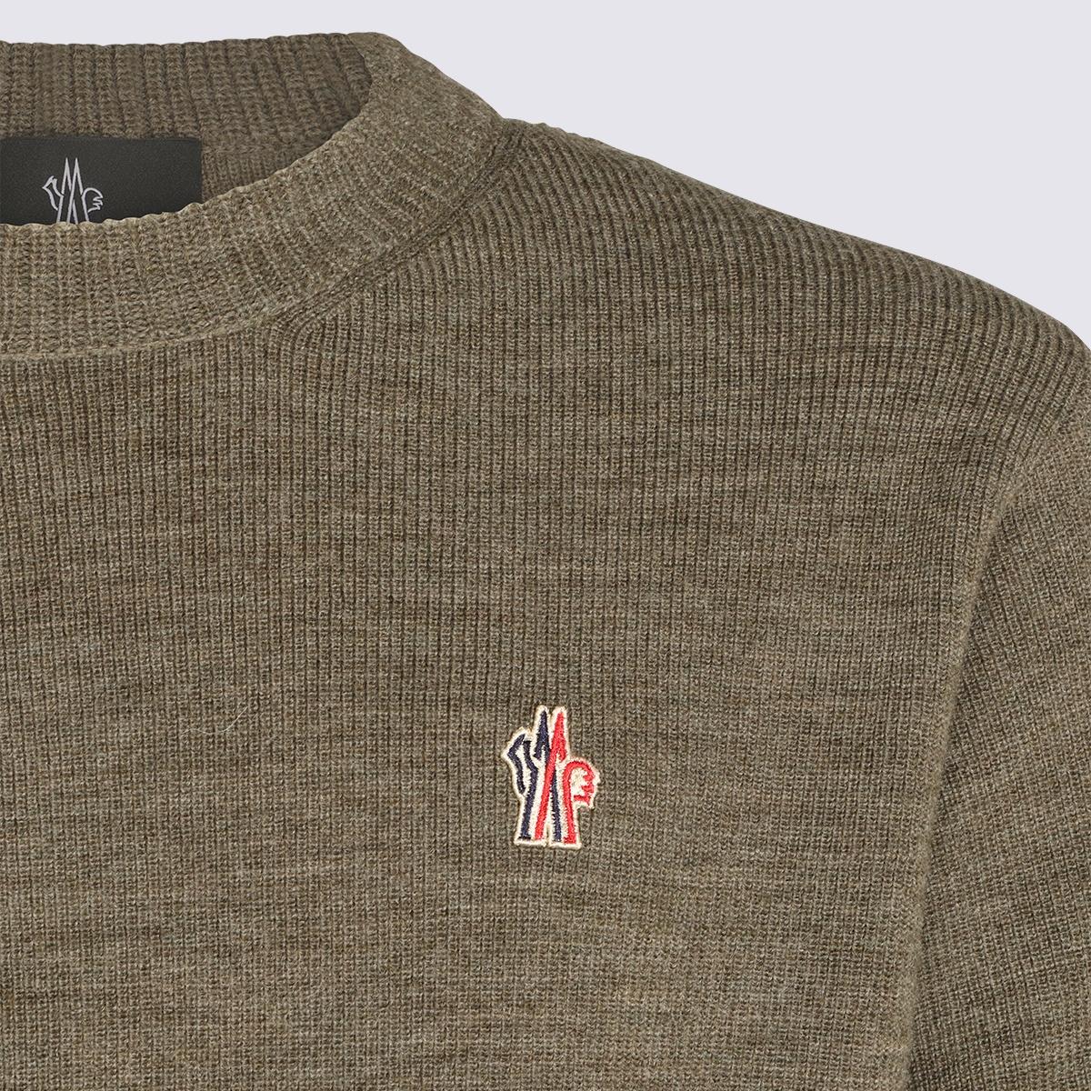 Moncler Wool Round Neck Knit Sweater for Men