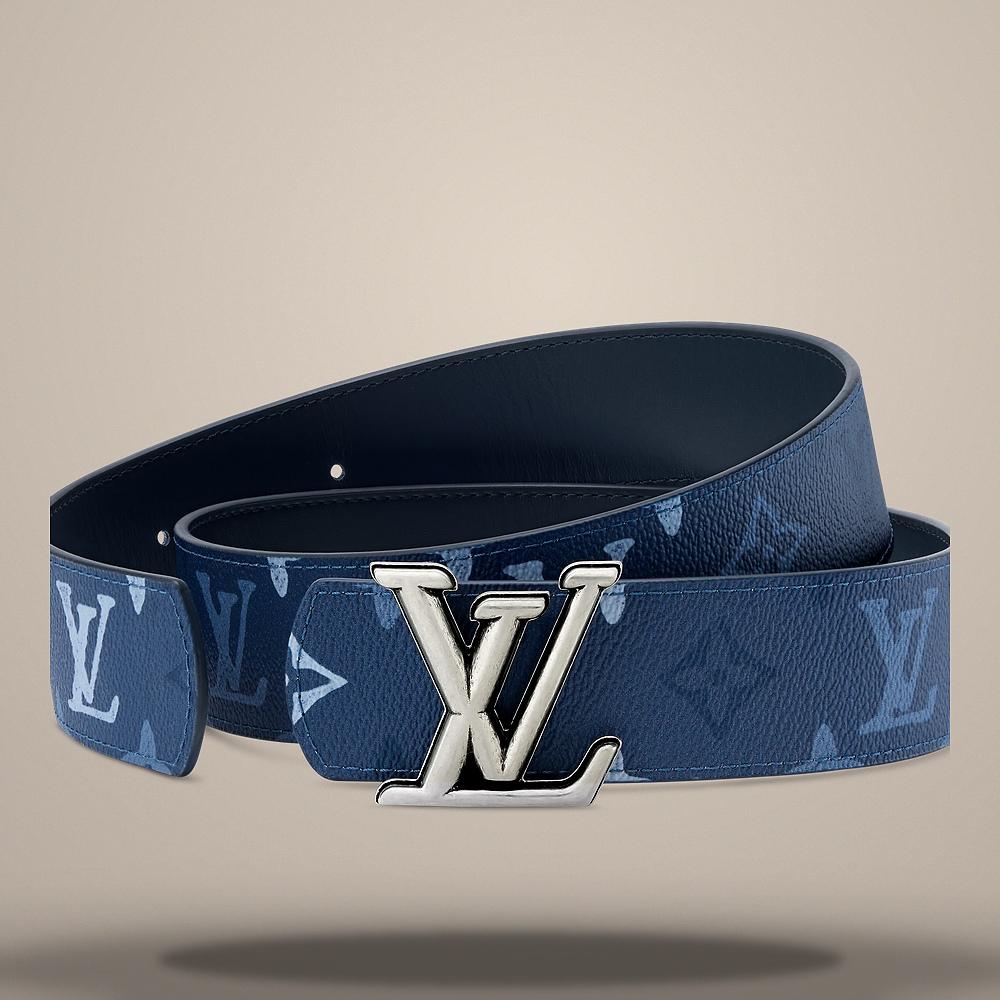 Louis Vuitton LV Dimension Monogram Surplus 40mm Reversible Belt Blue M4558