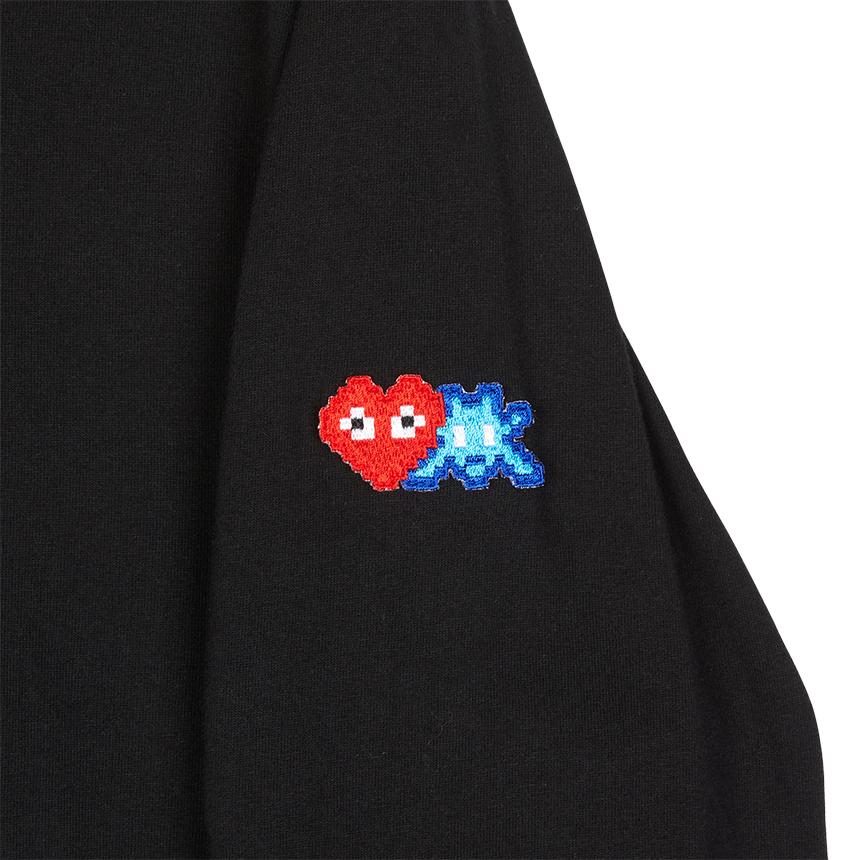 Comme des Garcons Invader Double Patch Men’s Long Sleeve T-Shirt AZ T330 051 1