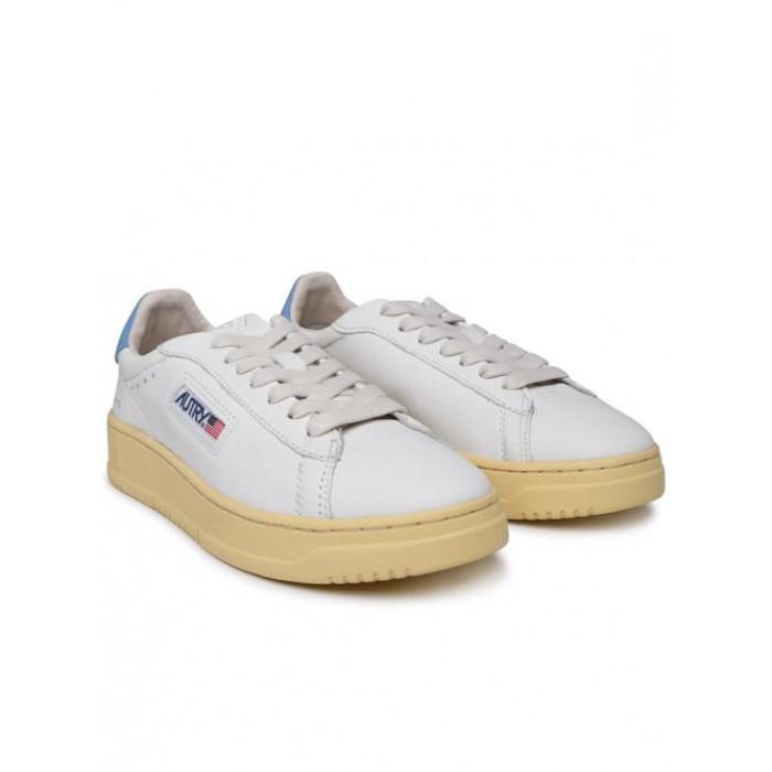 AUTRY Dallas Low Leather Sneakers White Black Shoes
