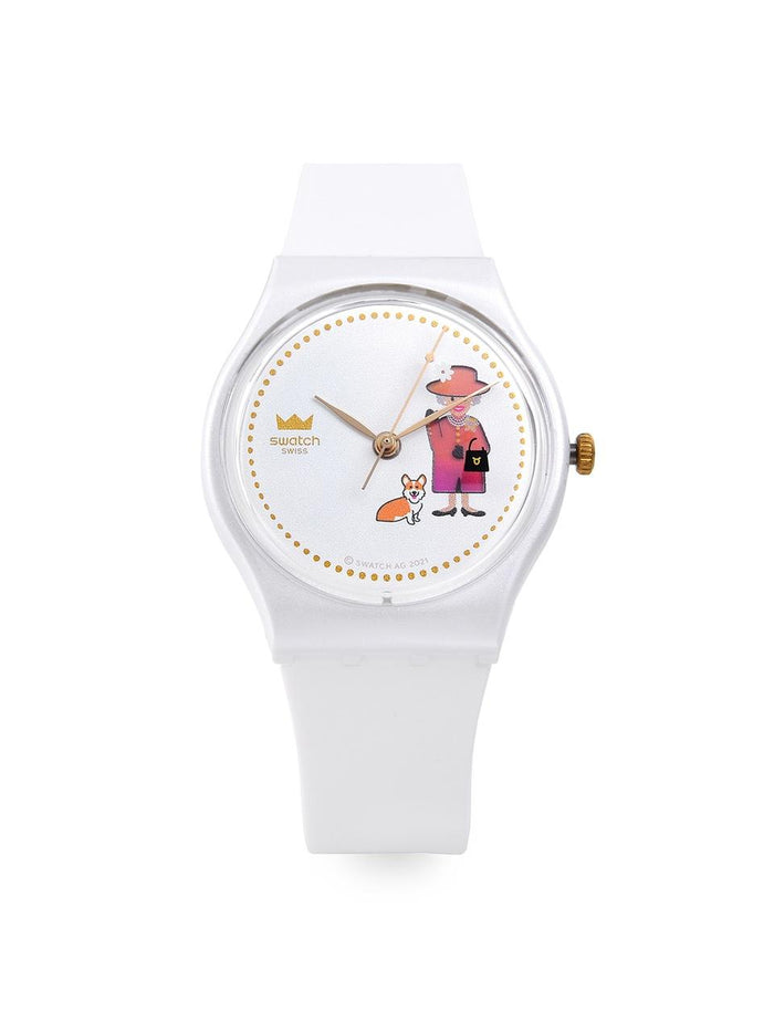 Swatch Unisex Fabric Strap Watch GZ711