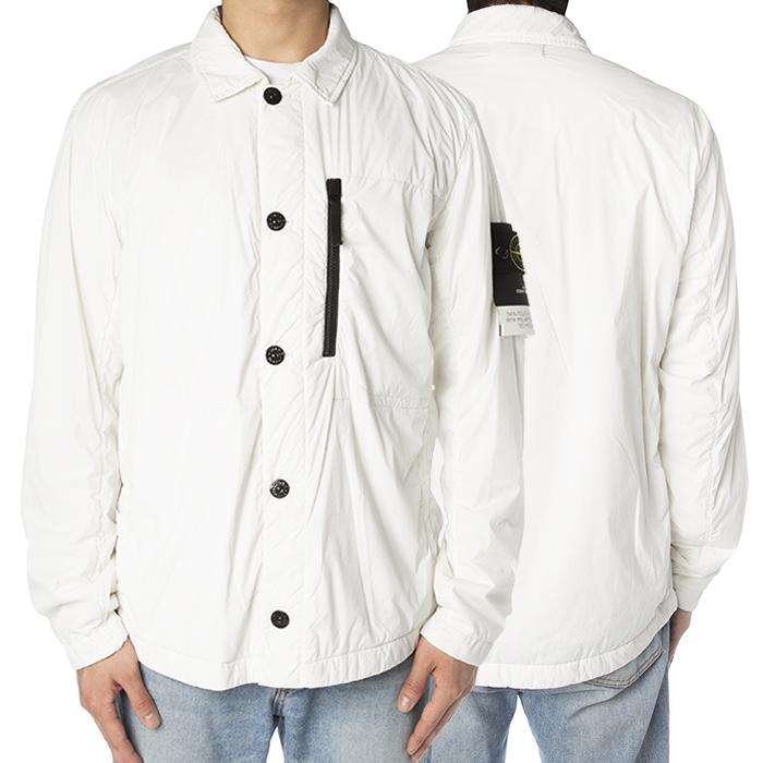 STONE ISLAND Skin-Touch Jacket with Logo Patch for Men Black