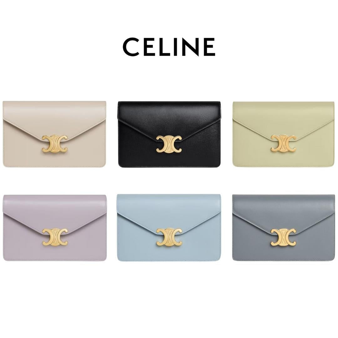 CELINE Women’s Mini Margo Chain Wallet Shoulder Bag