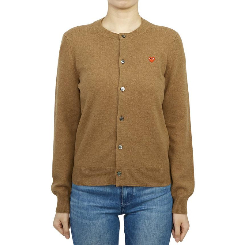 Comme des Garcons Mini Red Heart Patch Women's Cardigan AZ N079 051 3