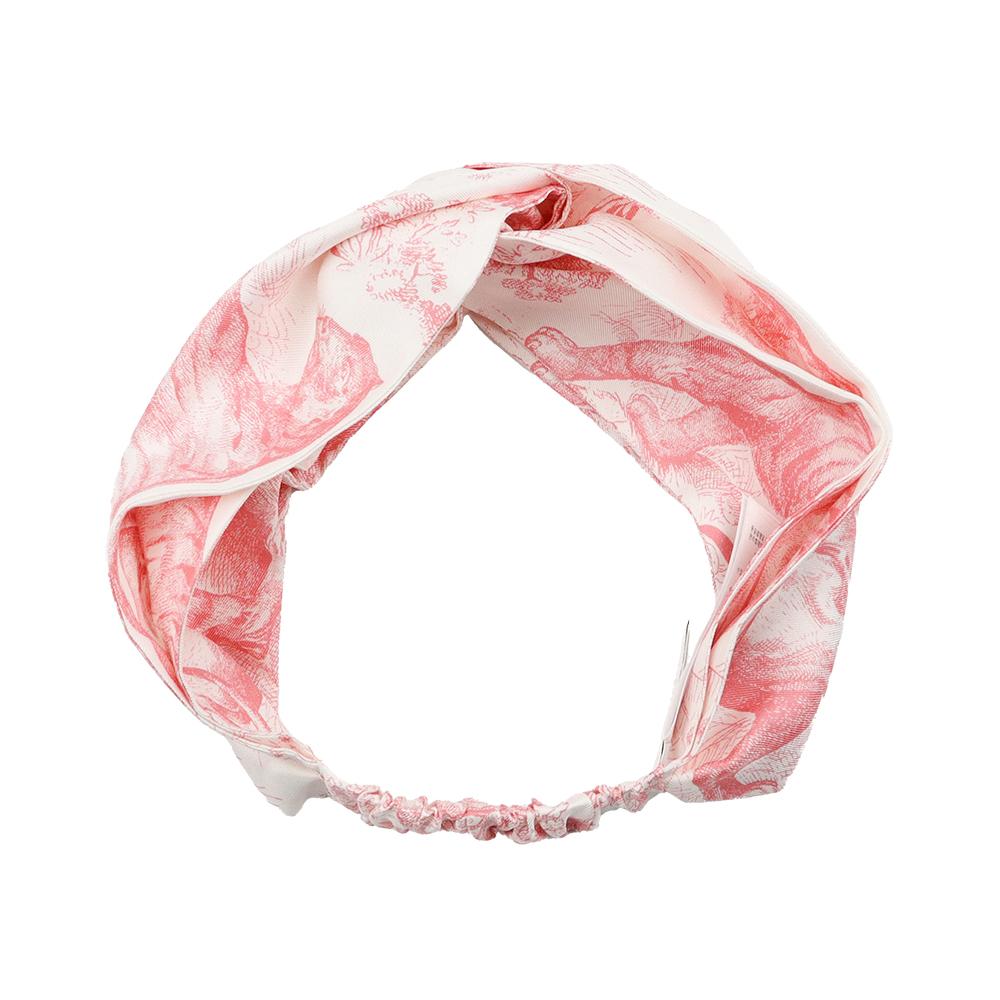 DIOR Toile de Jouy Sauvage Silk Hairband 25JOU155I602 415