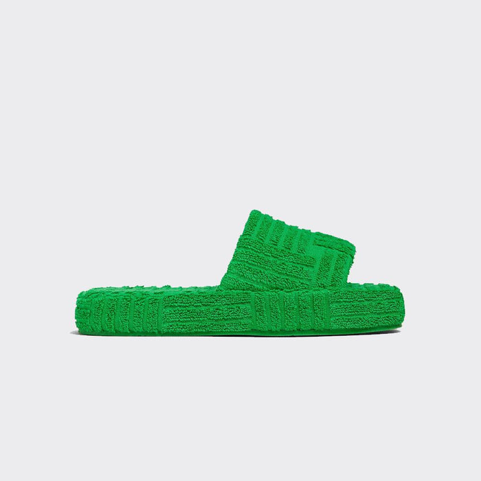 Bottega Veneta Resort Sponge Grass Slippers Unisex