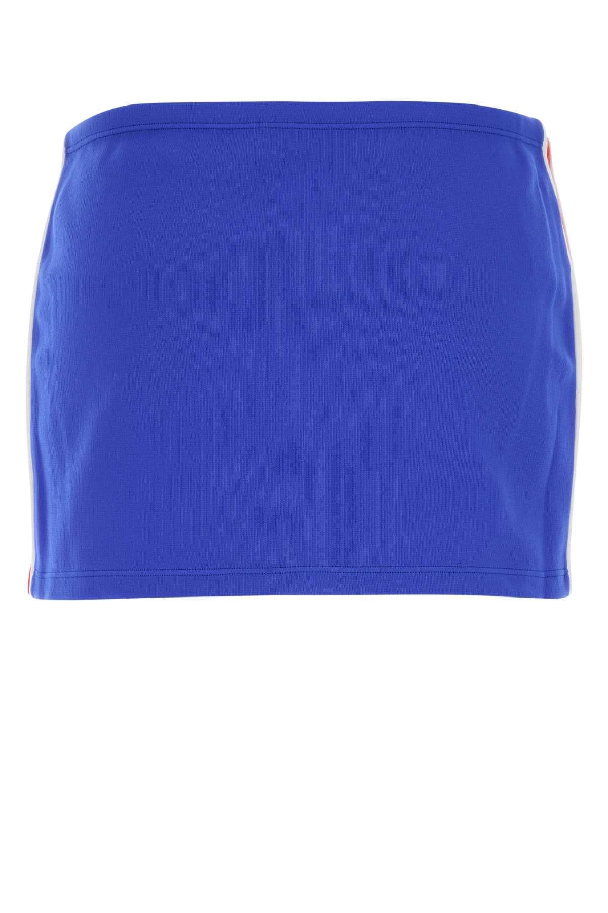 Miu Miu Black Wool Mini Skirt